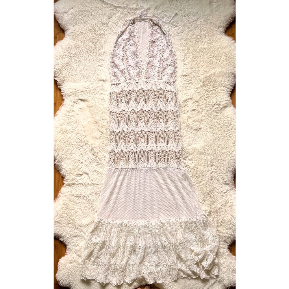 Nightcap White Lace Maxi Dress - Picture 11 of 16